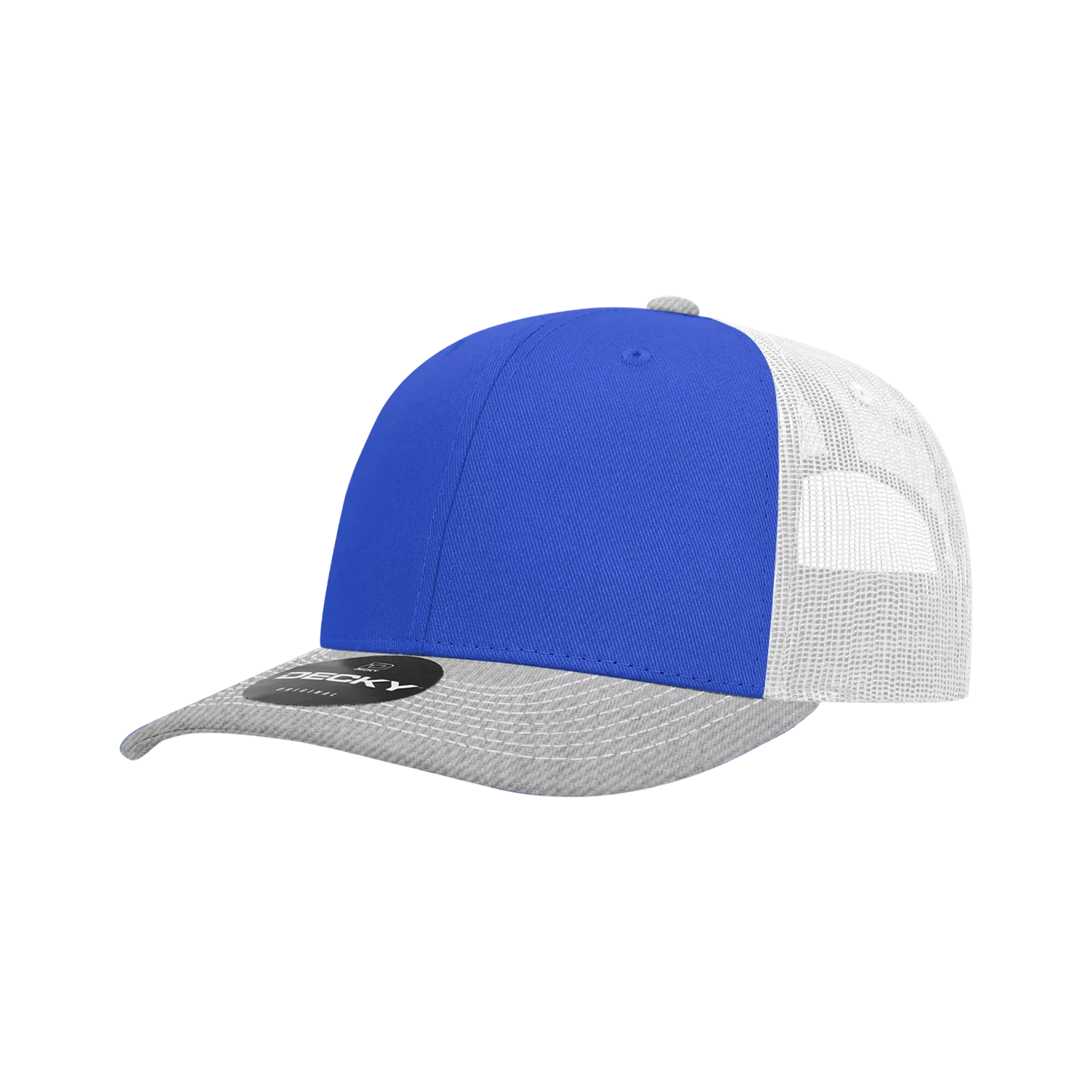 Decky Headwear 6031 in Tri-Colors (Embroidered with Your Logo)
