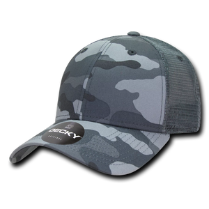 Decky Headwear 218 in Camouflage and Tri-Colors