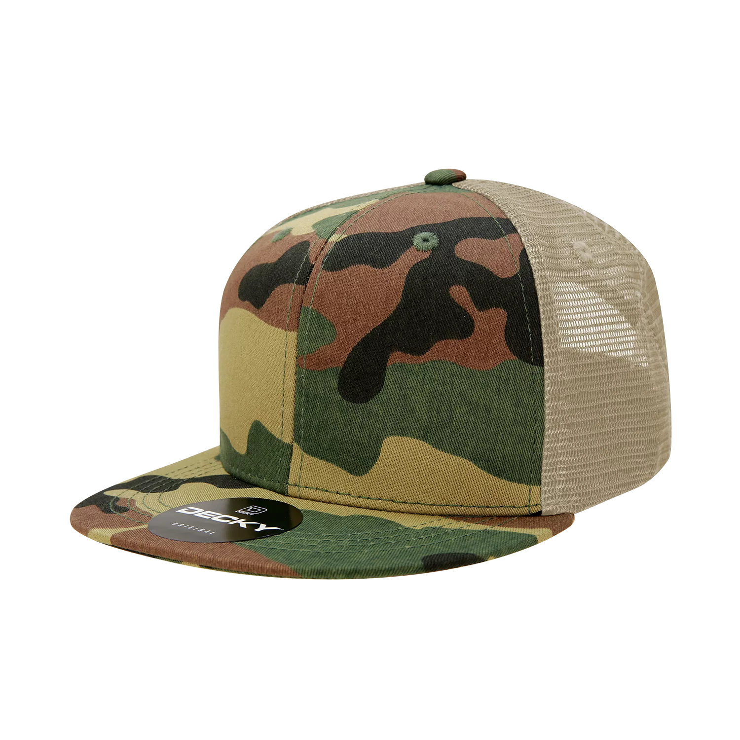Decky Headwear 1055 in Solid and Tri-Colors (Embroidered with Your Logo)