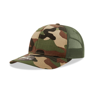 Decky Headwear 1054 in Camouflage Print and Tri-Colors