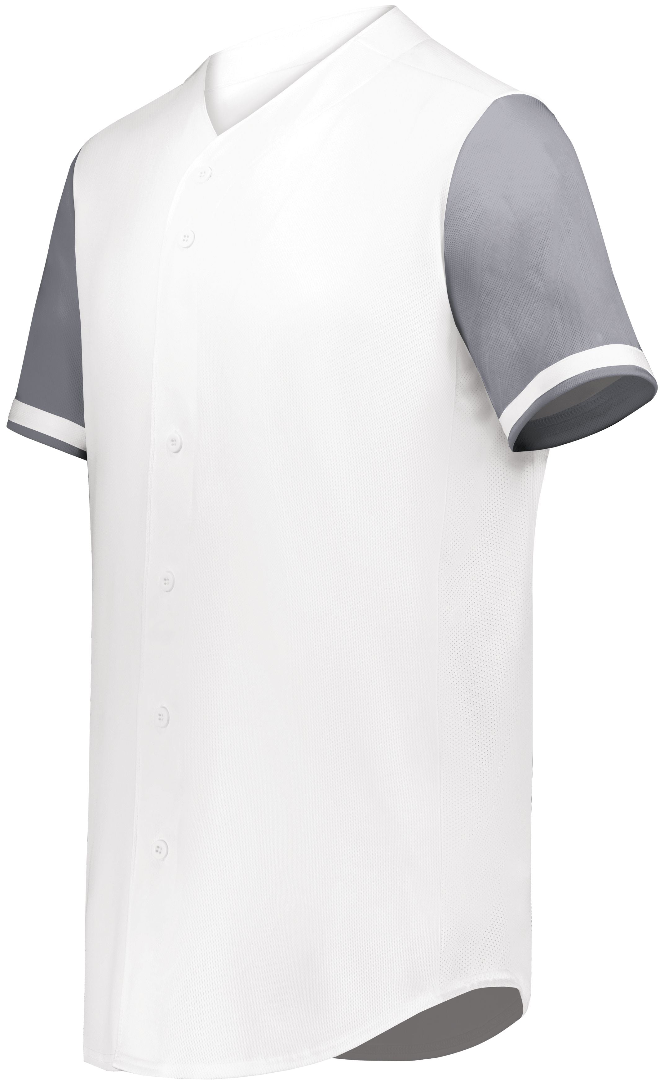 Cutter+ Full Button Baseball Jersey (Light colors, Printed with your logo) - AtlanticCoastSports