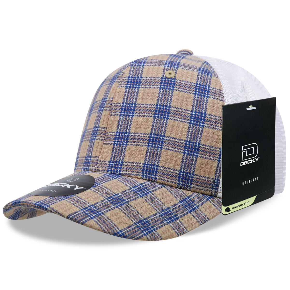 Decky Headwear 6017 in Plaid Patterns, Set 1