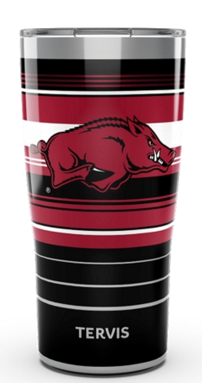 Arkansas Razorbacks Tervis Stainless Steel With Hammer Lid - AtlanticCoastSports