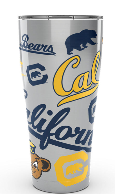 Cal University Bears Tervis Stainless Steel With Hammer Lid - AtlanticCoastSports