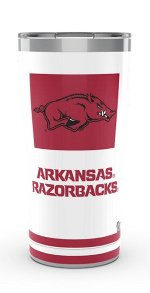 Arkansas Razorbacks Tervis Stainless Steel With Hammer Lid - AtlanticCoastSports