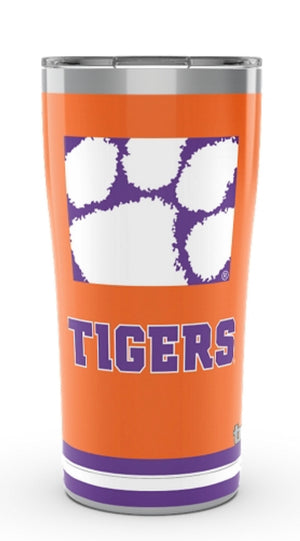 Clemson Tigers Tervis Stainless Steel With Hammer Lid - AtlanticCoastSports