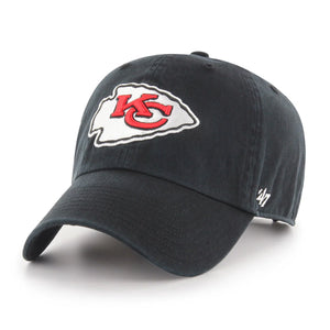 Kansas City Chiefs 47 Brand Clean Up Adjustable Cap (Black)