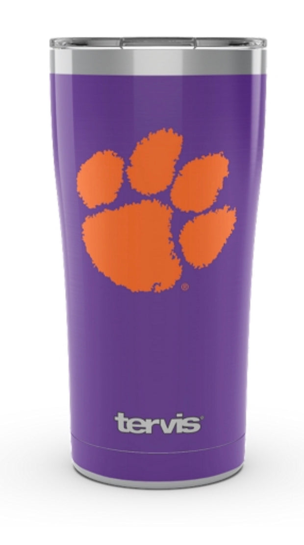 Clemson Tigers Tervis Stainless Steel With Hammer Lid - AtlanticCoastSports