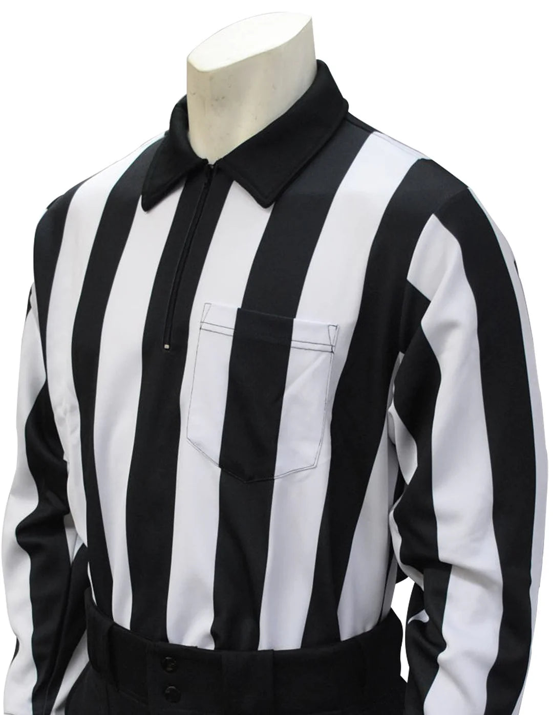 Smitty 2" Stripe Heavyweight Performance Interlock Long Sleeve Shirt