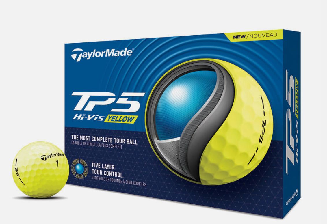 TaylorMade TP5 Hi-Vis Yellow - AtlanticCoastSports