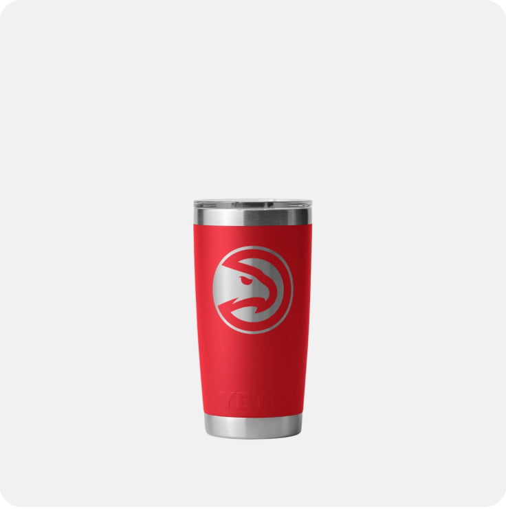YETI Atlanta Hawks RAMBLER® 20oz Tumbler