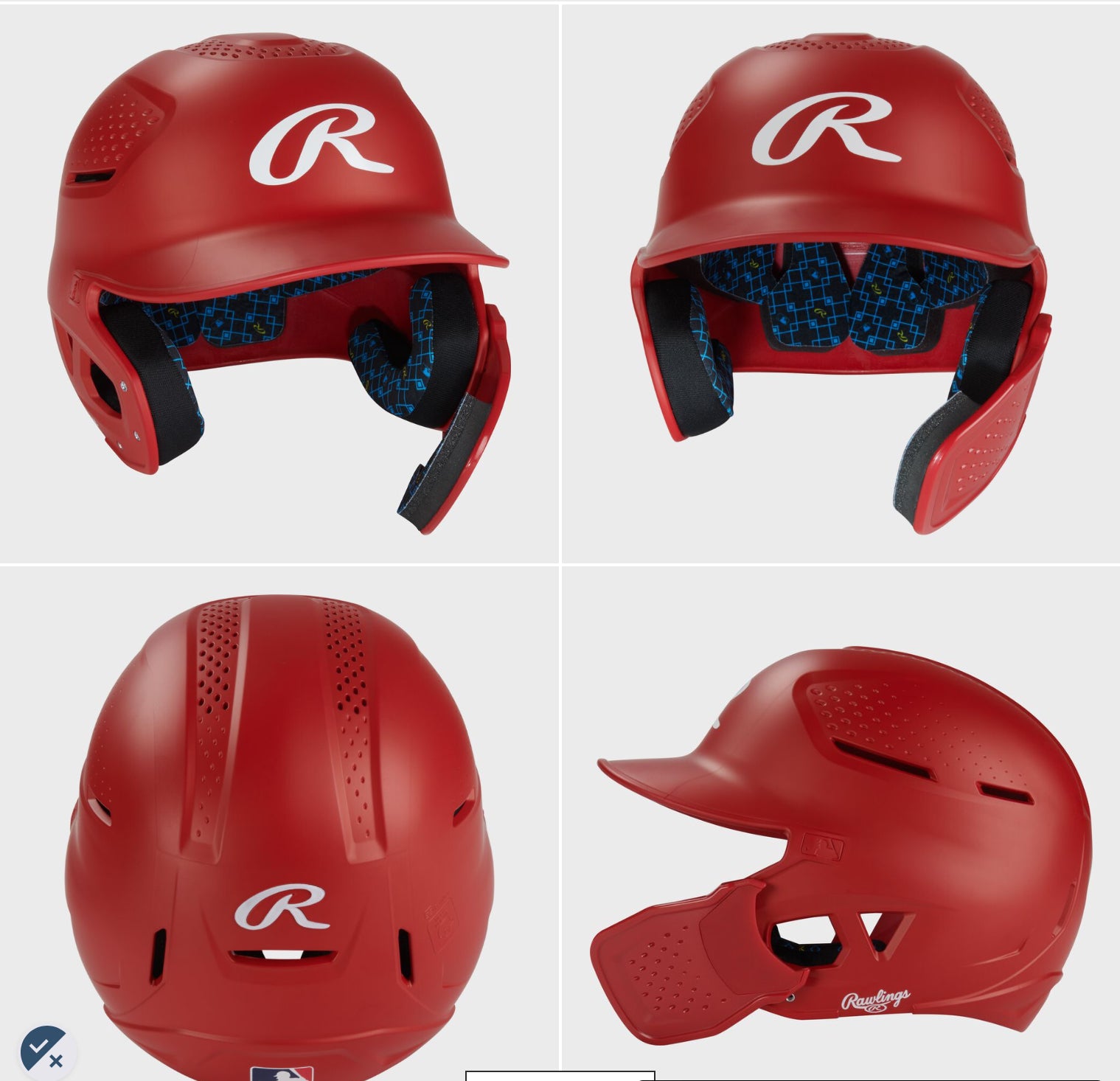 Rawlings RX2 Reverse Batting Helmet , Junior & Senior