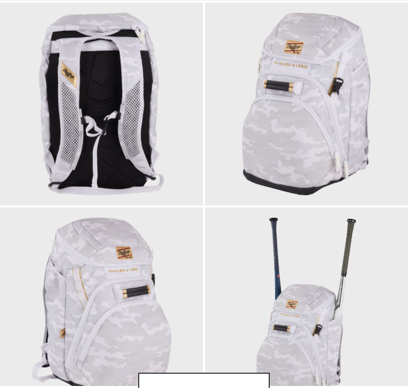 Rawlings GOLD Collection Backpack - Free Custom Embroidered Name/Logo