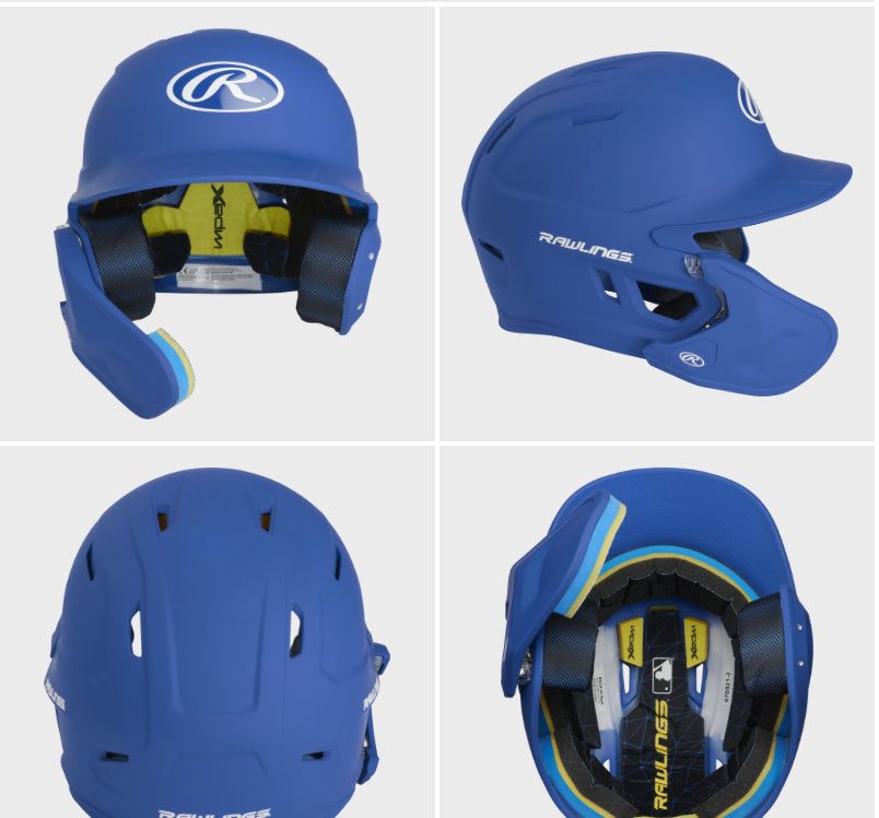 Rawlings 2022 Mach Adjust Left Handed Batting Helmet, Junior & Senior
