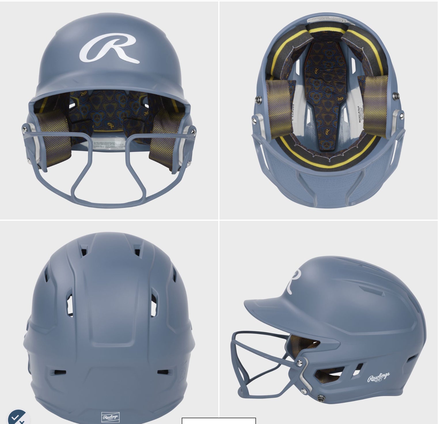 Rawlings MACH HI-VIZ Fast pitch Batting Helmet