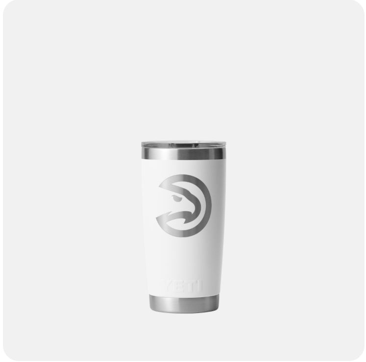 YETI Atlanta Hawks RAMBLER® 20oz Tumbler