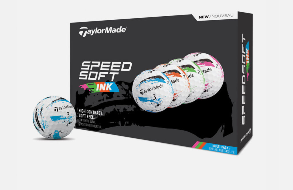 Taylormade Speed Soft Multi Color Ink Golf balls - AtlanticCoastSports