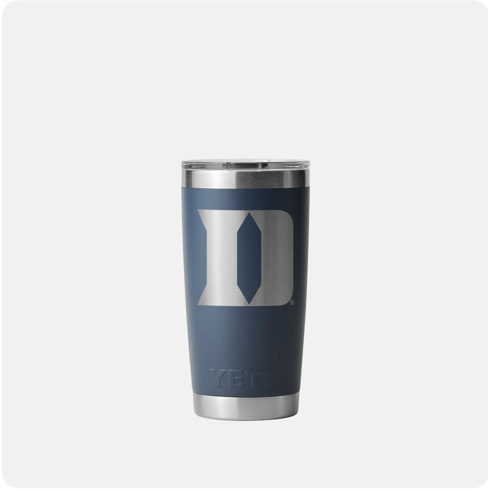 YETI Duke Blue Devils RAMBLER® 20oz Tumbler