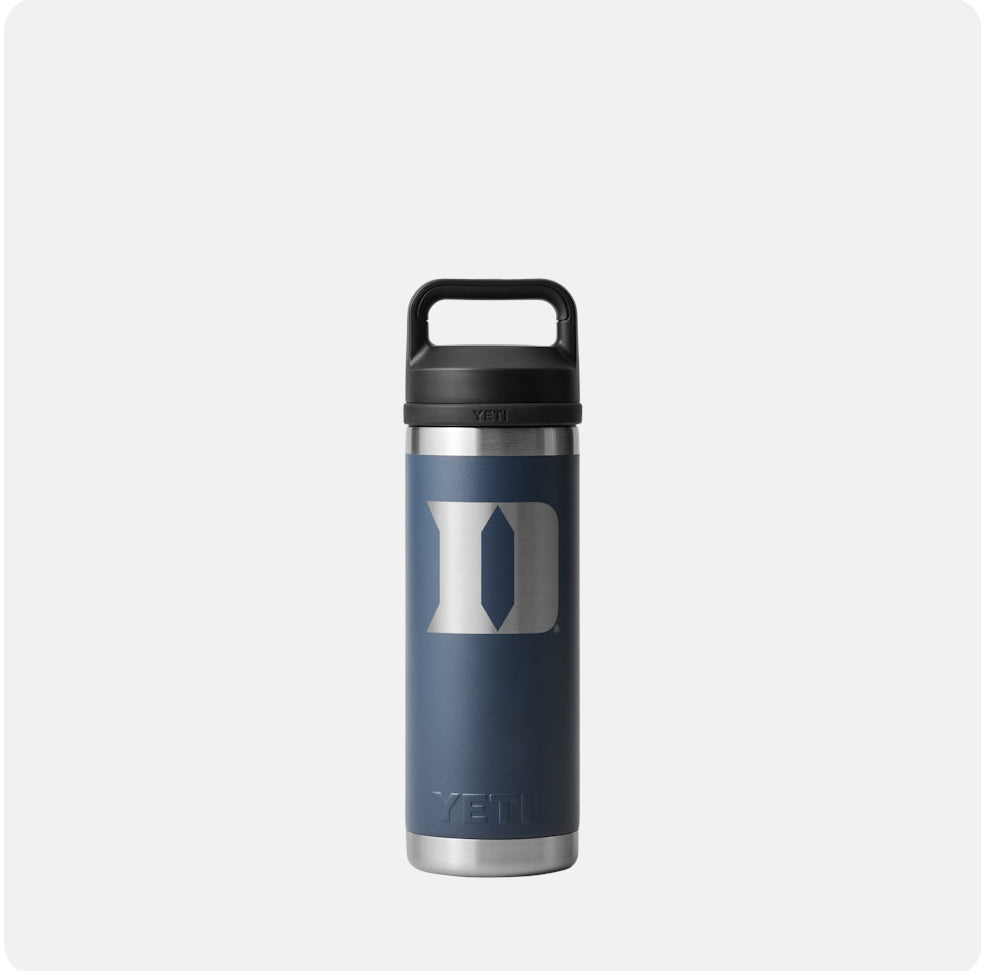 YETI Duke Blue Devils RAMBLER® 18oz Water Bottle