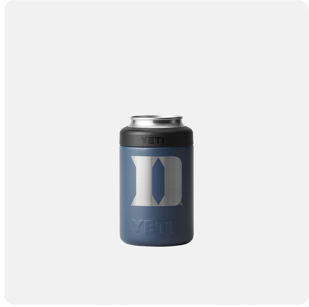 YETI Duke Blue Devils RAMBLER® 12oz COLSTER® Can Cooler