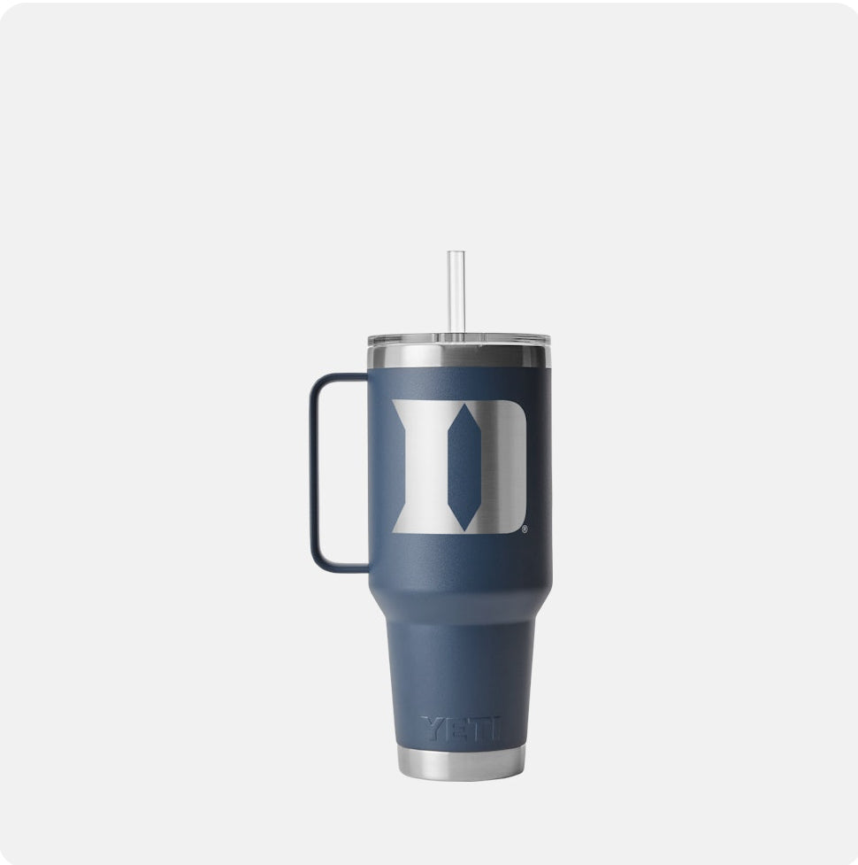 YETI Duke Blue Devils RAMBLER® 42oz Straw Mug