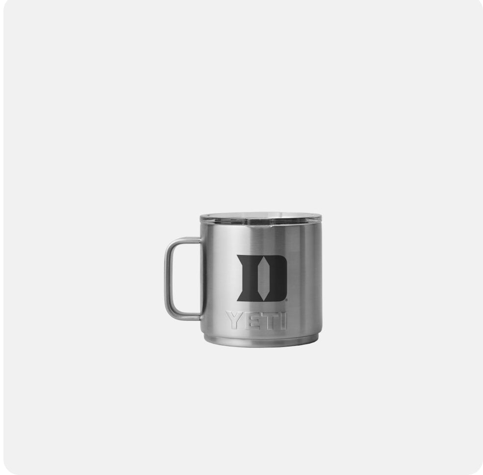 YETI Duke Blue Devils RAMBLER® 14oz Stackable Mug