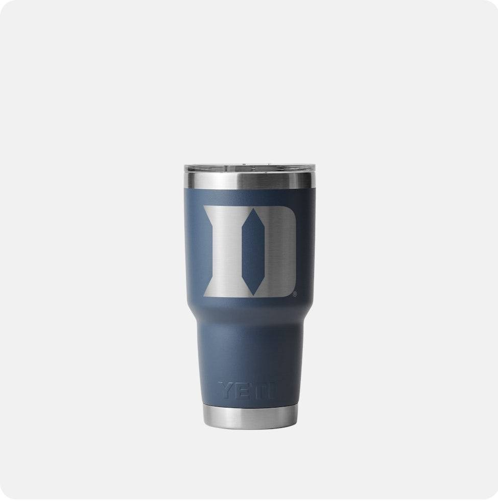 YETI Duke Blue Devils RAMBLER® 30oz Tumbler