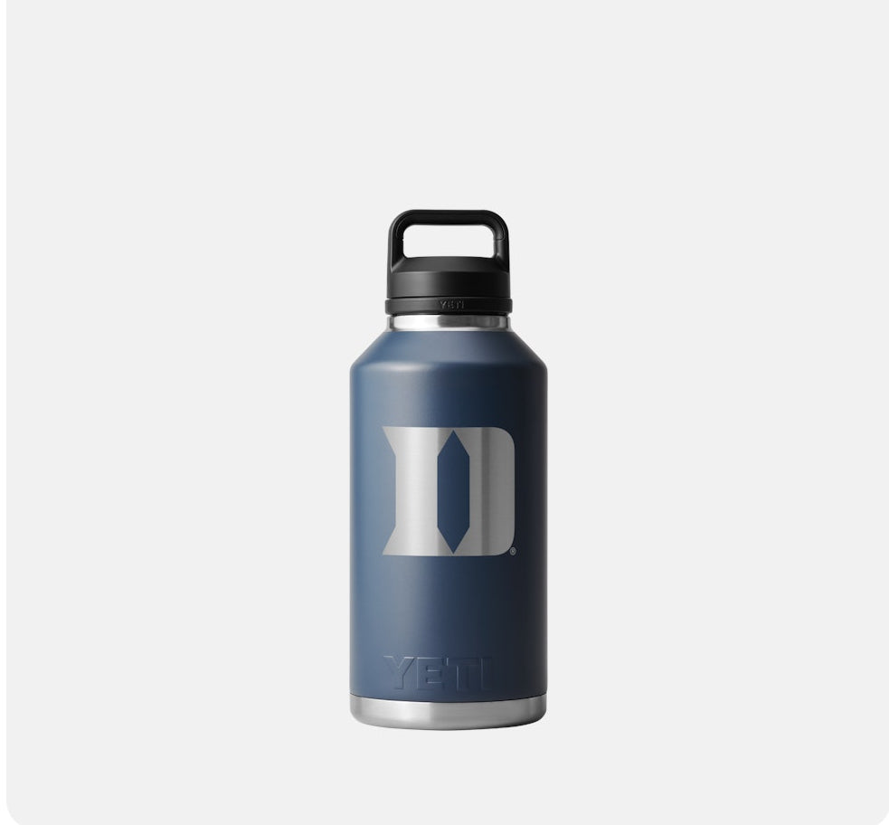 YETI Duke Blue Devils RAMBLER® 64oz Water Bottle