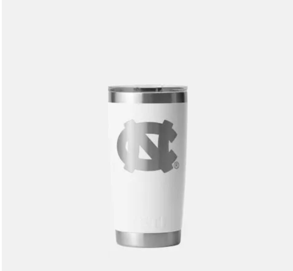 YETI LOGO UNC Tar Heels RAMBLER® 20oz Tumbler