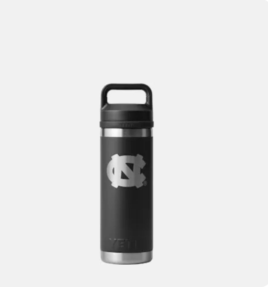YETI LOGO UNC Tar Heels RAMBLER® 18oz Water Bottle