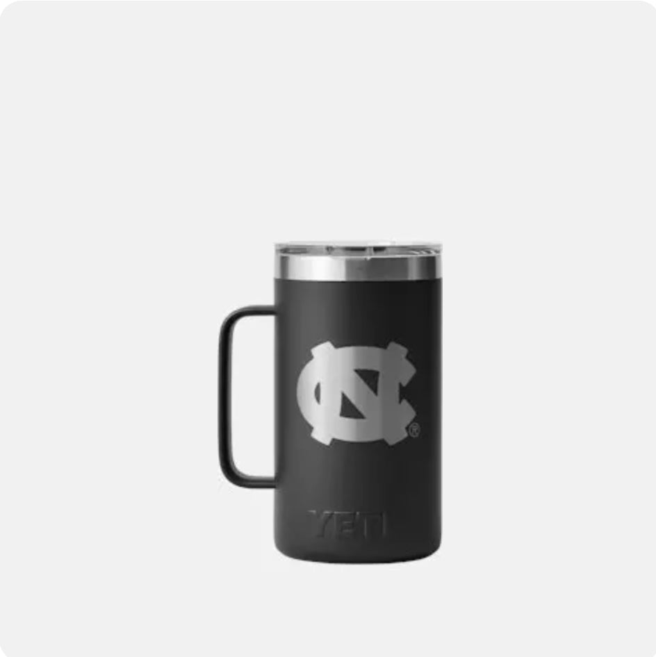 YETI LOGO UNC Tar Heels RAMBLER® 24oz Mug
