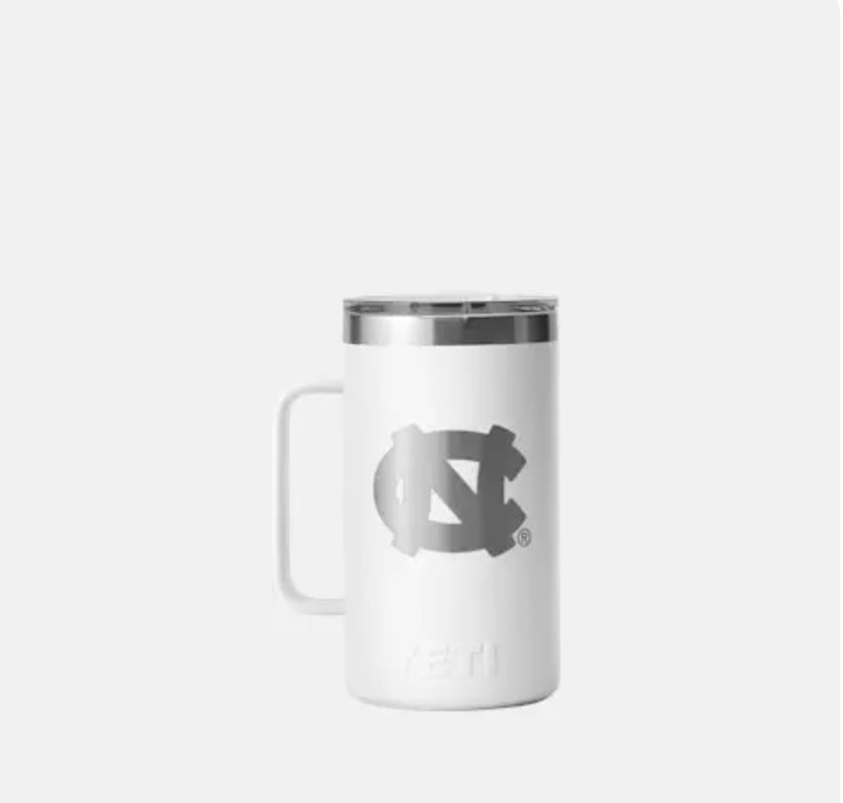 YETI LOGO UNC Tar Heels RAMBLER® 24oz Mug