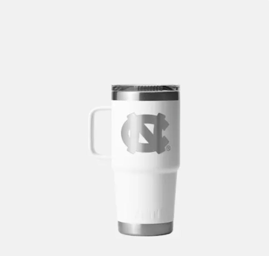 YETI LOGO UNC Tar Heels RAMBLER® 20oz Travel Mug