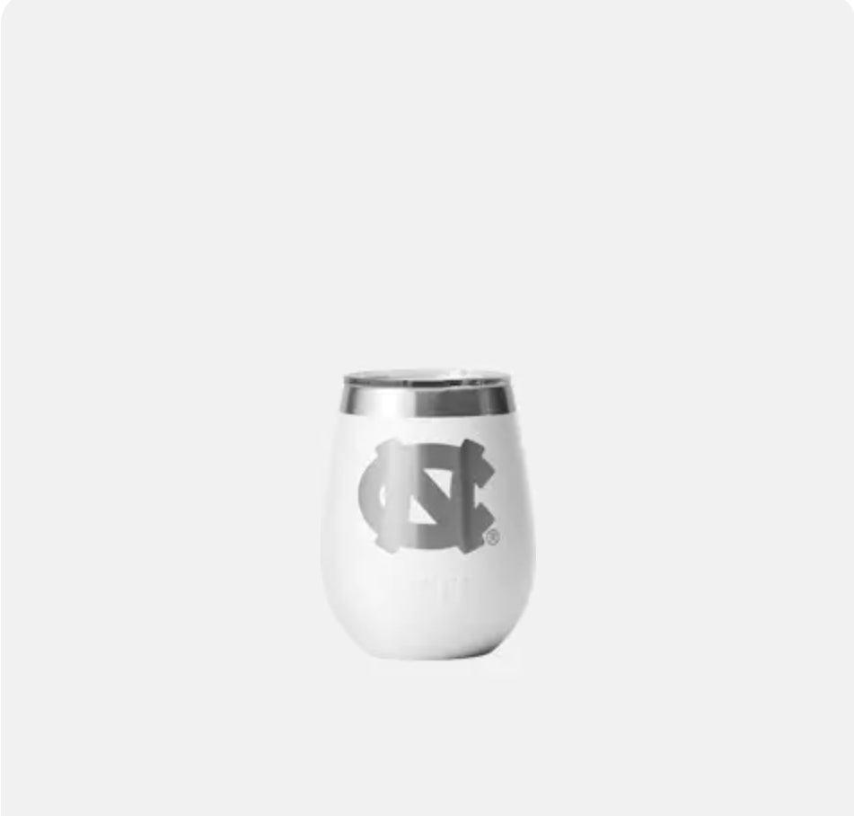 YETI LOGO UNC Tar Heel RAMBLER® 10oz Wine Tumbler