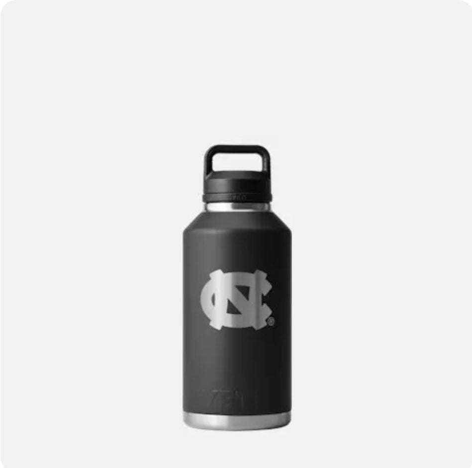 YETI LOGO UNC Tar Heels RAMBLER® 64oz Water Bottle