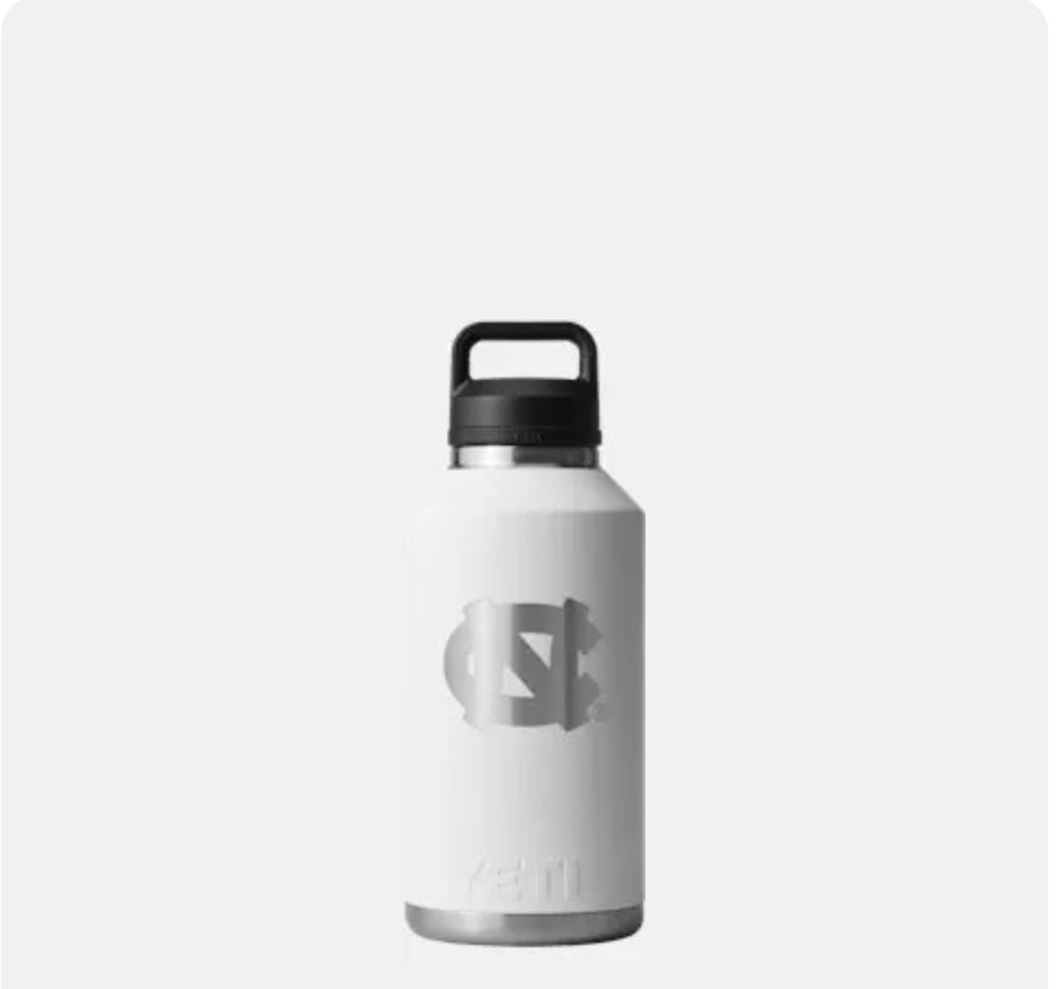 YETI LOGO UNC Tar Heels RAMBLER® 64oz Water Bottle