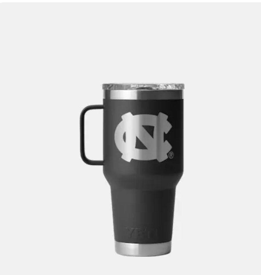YETI LOGO UNC Tar Heels RAMBLER® 30oz Travel Mug