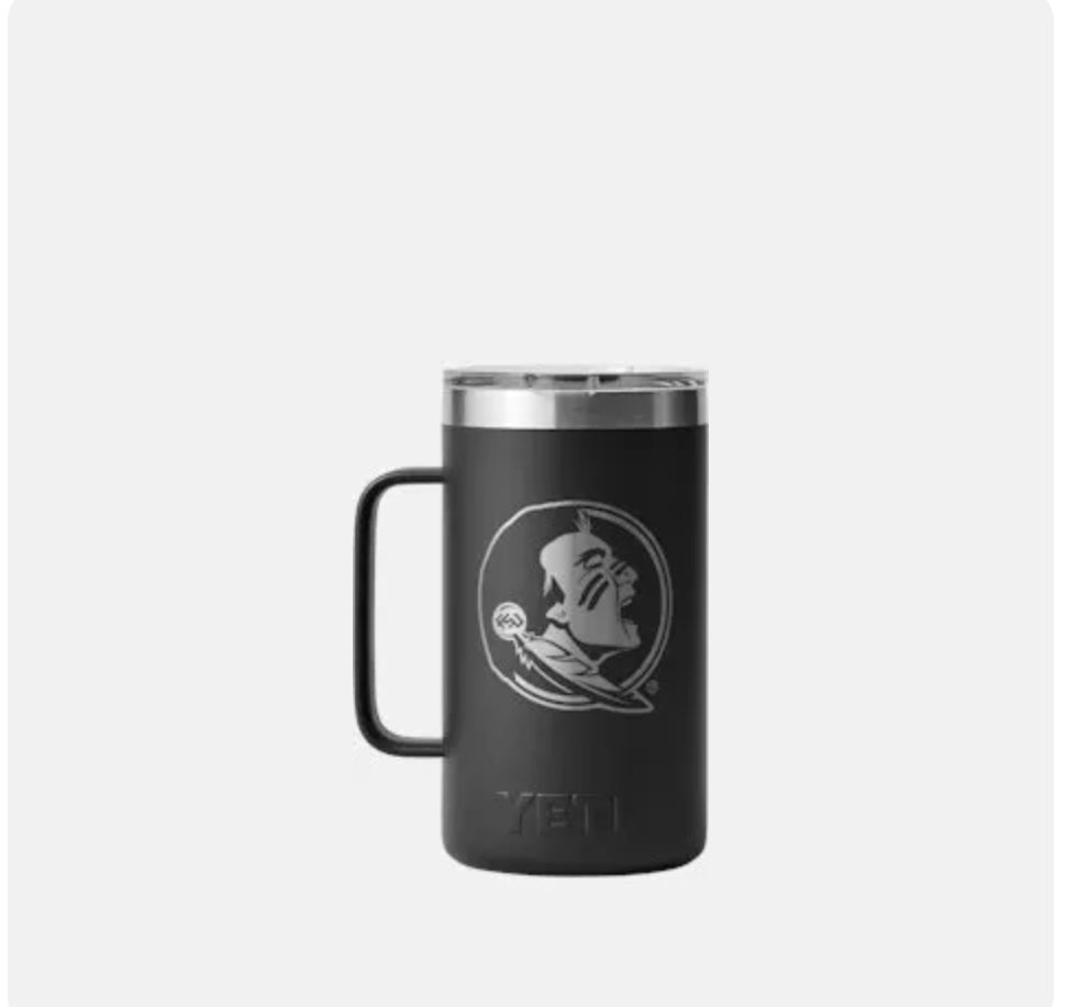 YETI LOGO Florida State RAMBLER® 24oz Mug