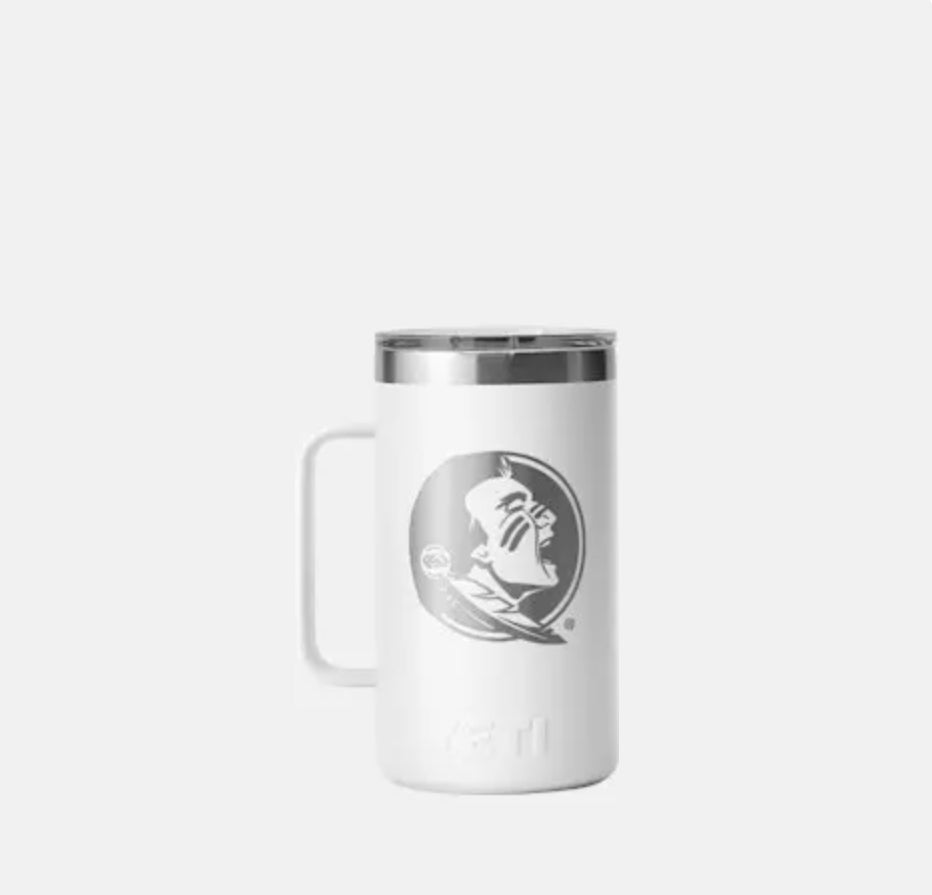 YETI LOGO Florida State RAMBLER® 24oz Mug