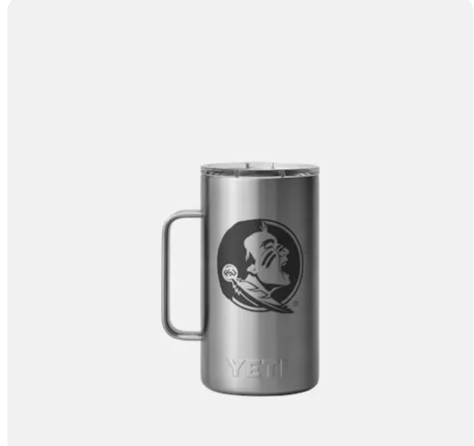 YETI LOGO Florida State RAMBLER® 24oz Mug