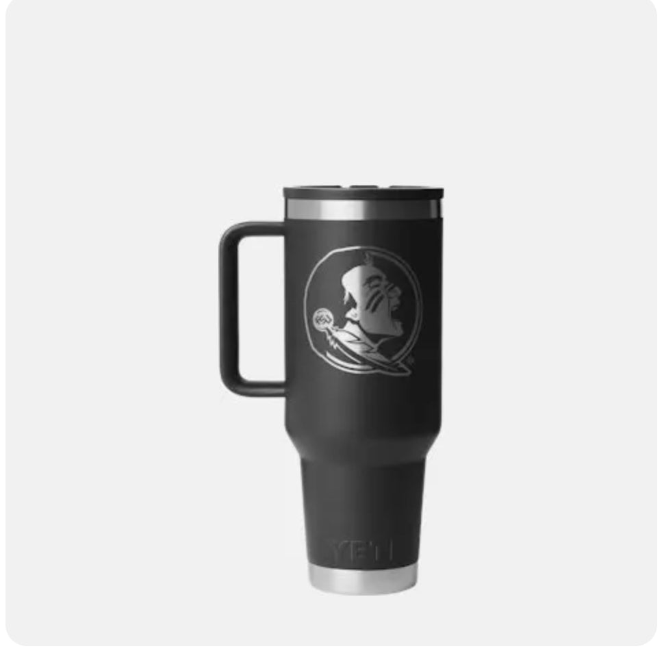 YETI Florida State LOGO RAMBLER® 40oz Travel Straw Mug