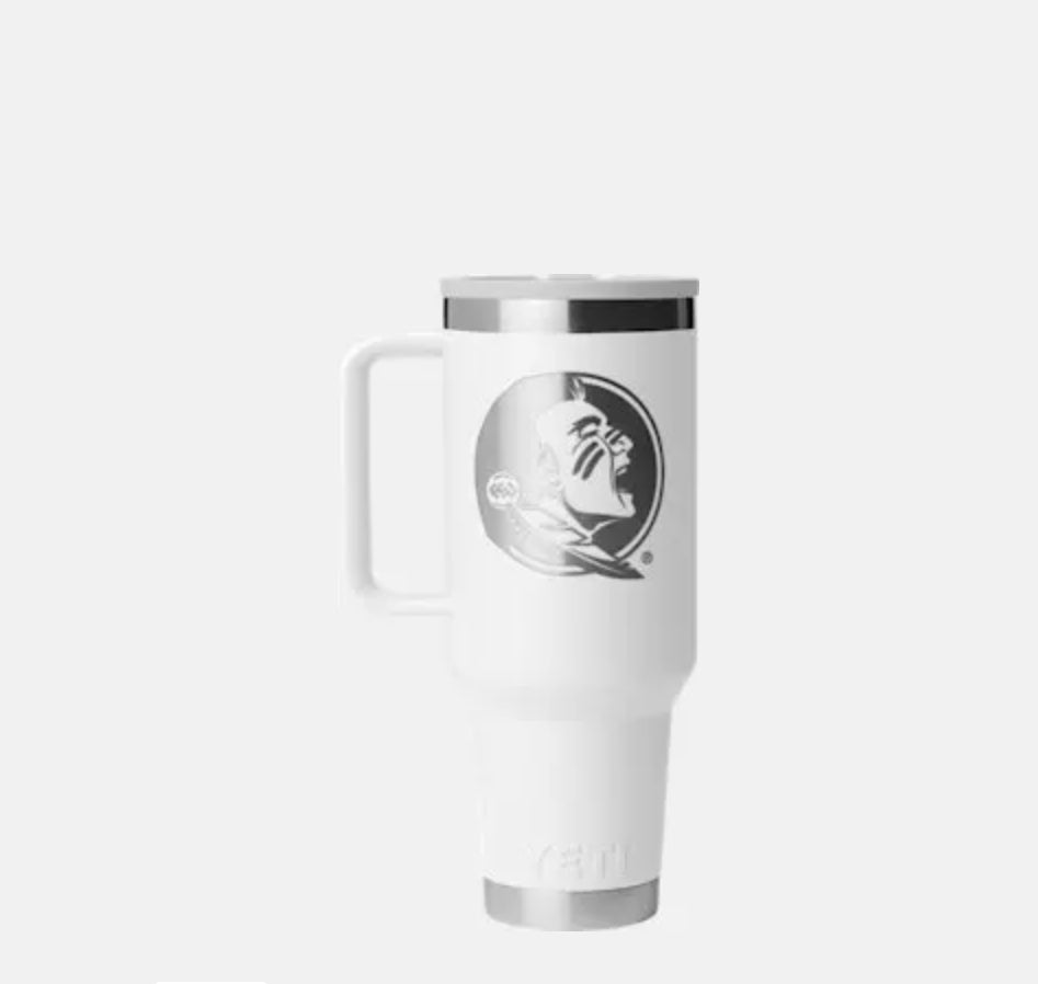 YETI Florida State LOGO RAMBLER® 40oz Travel Straw Mug
