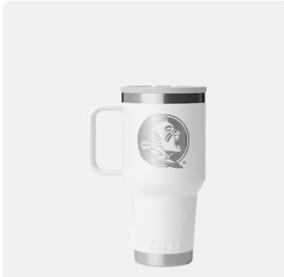 YETI Florida State LOGO RAMBLER® 30oz Travel Straw Mug