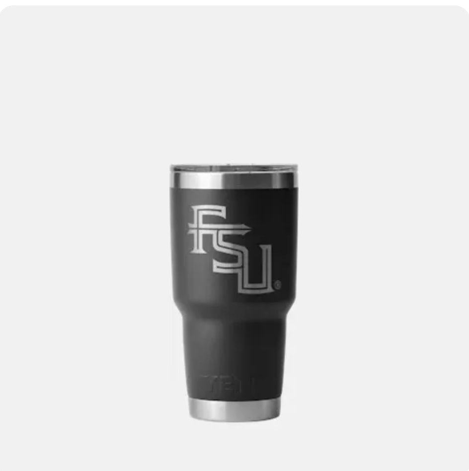 YETI Florida State FSU RAMBLER® 30oz Tumbler
