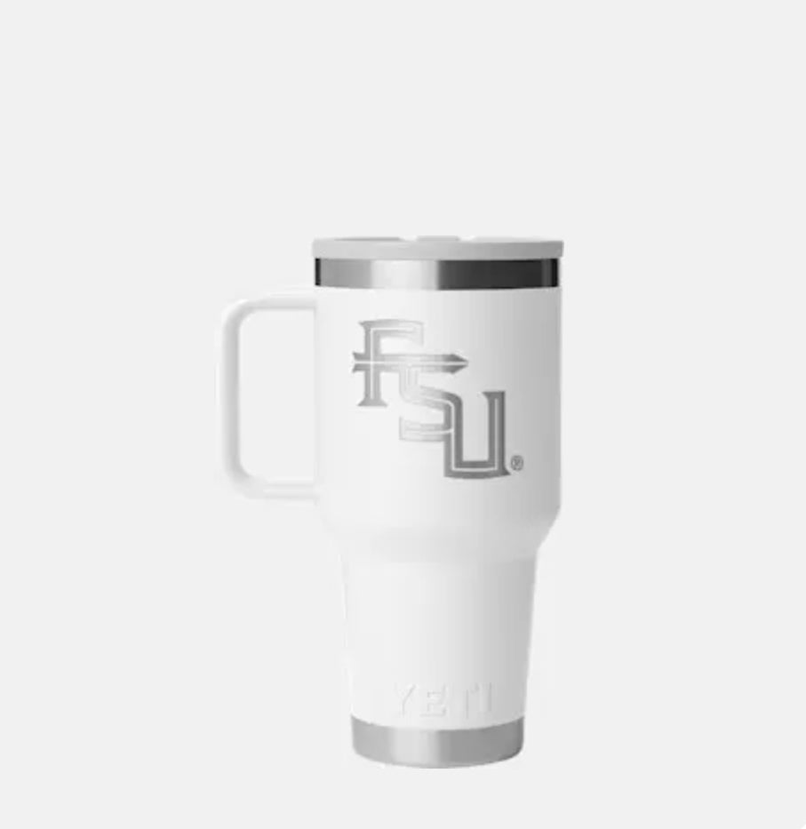 YETI Florida State FSU RAMBLER® 30oz Travel Straw Mug