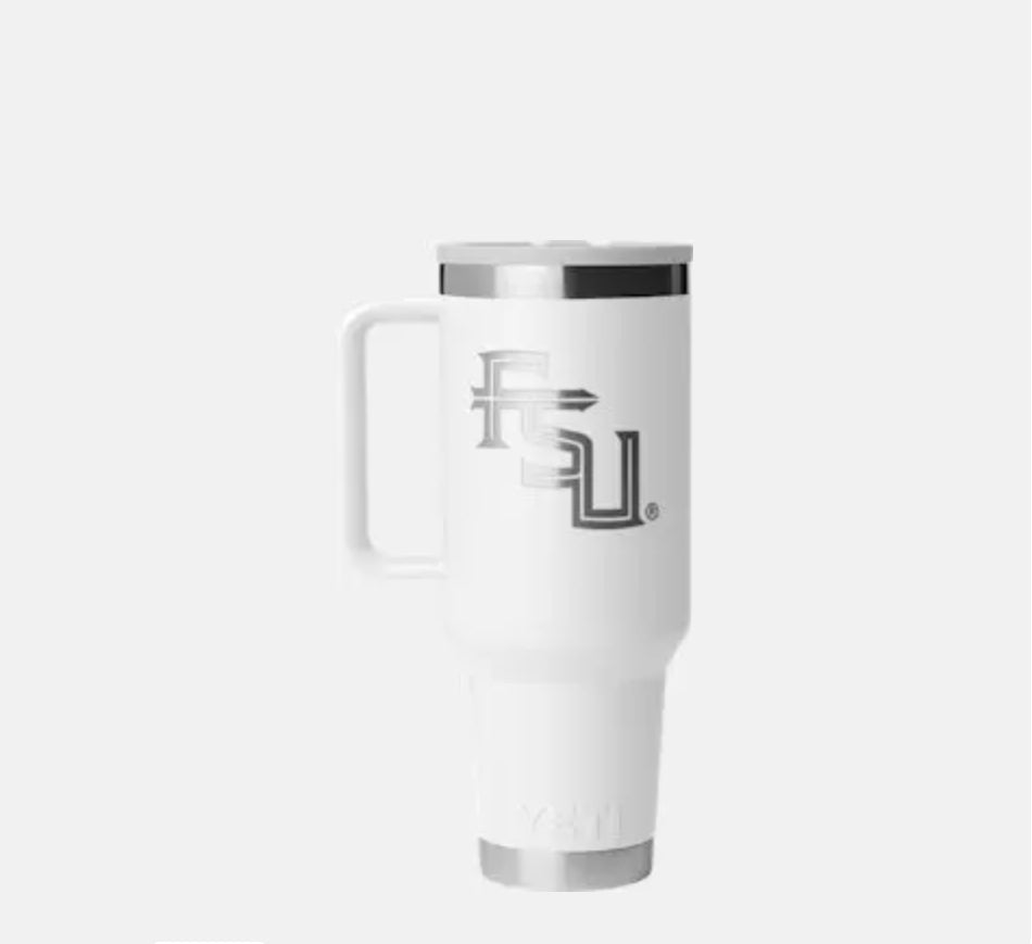 YETI Florida State FSU RAMBLER® 40oz Travel Straw Mug