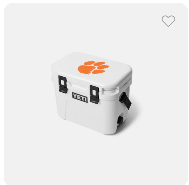 YETI Clemson LOGO Hard Coolers