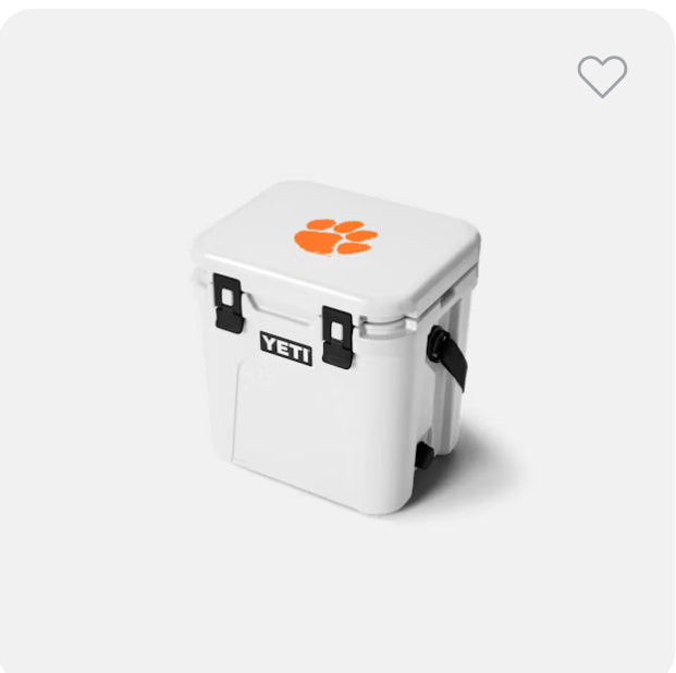 YETI Clemson LOGO Hard Coolers