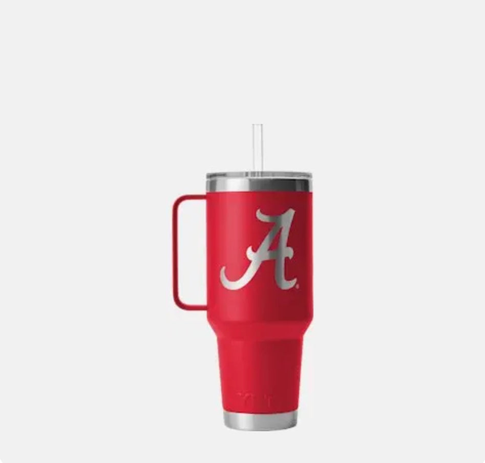 YETI Alabama LOGO RAMBLER® 42oz Straw Mug