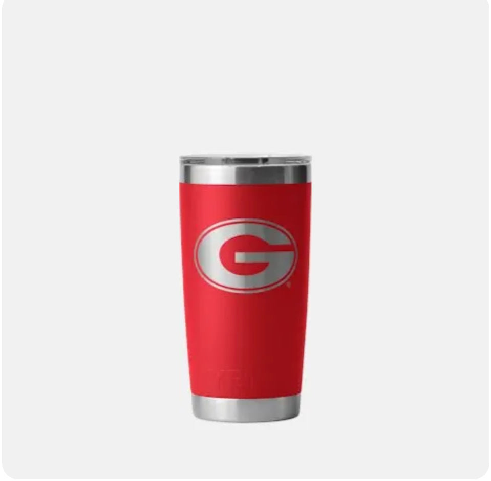 YETI Georgia LOGO RAMBLER® 20oz Tumbler